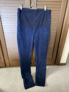 ユニクロ　マタニティレギンスデニム　L ウエスト調整可能