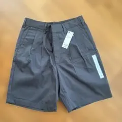 GU ジーユー グランジフィットハーフパンツ L グレー