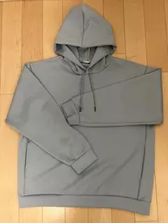 GU メンズ プルオーバーパーカー ライトブルー