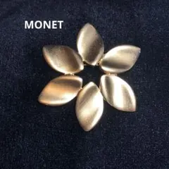 Monet モネ ゴールドブローチ vintage