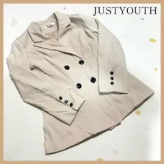 JUSTYOUTH テーラードジャケット ダブル ベージュ L 春秋 アウター