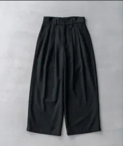SINSS 3-Tuck wide straight slacks スラックス