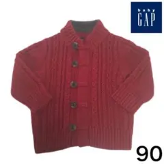 BABY GAP 赤ニット　ベビーニット　アウター　90cm