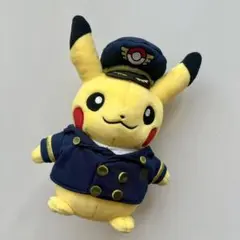 ポケモンセンター　パイロットピカチュウ　新千歳空港限定　ぬいぐるみのサムネイル