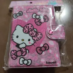 新品未使用　シールバインダー　ハローキティ ヒョウ柄　カミオジャパン　シール帳