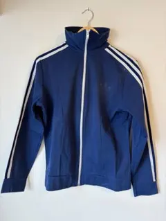 80〜90年代 アディダス adidas 万国旗タグ トラックジャケット 紺