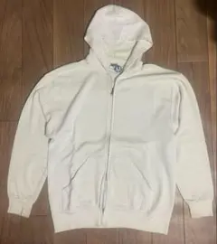 90s SOFFE ziphoodie white