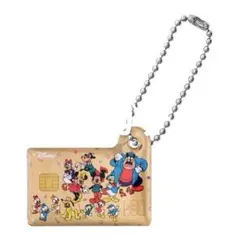 【新品未使用】ディズニー★JCBカード ミニチュアメタルチャーム　レトロミッキー