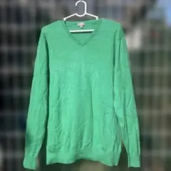 （550）ユニクロ UNIQLO カシミヤ セーター 薄手ニット 長袖 Lサイズ