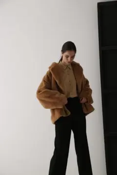 新品・未使用】MANOF シャギー shaggy cocoon coat - メルカリ