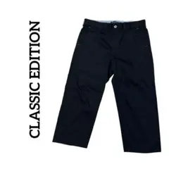 CLASSIC EDITION 7分丈 ブラック パンツ M