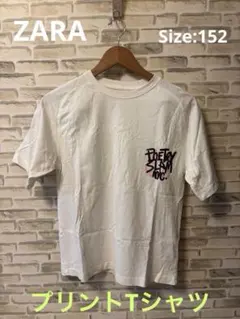 ZARA Poetry Slam NYC プリントTシャツ ホワイト 152のサムネイル
