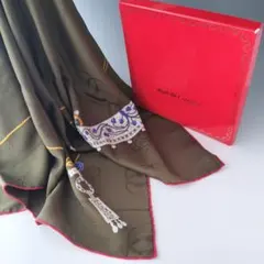 極美品✨Cartie カルティエ シルク イタリア製 大判スカーフ ストール 2025年最新】カルティエスカーフの人気アイテム - メルカリ