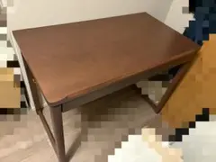 ニトリ ロータイプデスク メルシーR 引き出し付　美品のサムネイル