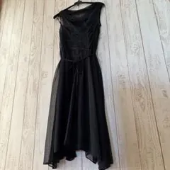 ブラック 金刺繍ドレス