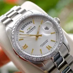 新品 TECHNOS President Day-Dateダイヤモンド 腕時計のサムネイル