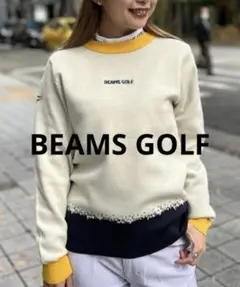 BEAMS GOLF ストリートアート ニット セーター 冬ゴルフ