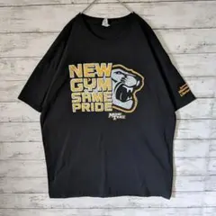 アメリカ古着半袖Tシャツアニマル柄MIAMI TRACE　XLブラックB317