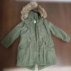 GAP ファー付きミリタリージャケット110 〜120cm