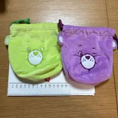 【値下げ中】ケアベア CareBears ポーチ2個セット ガチャガチャ