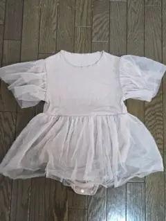 ベビーロンパース　フォーマル　チュールスカート