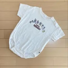 フタフタ　ディズニー　半袖　ロンパース　80