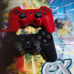 ジャンク。DUALSHOCK 3 コントローラー 赤 黒