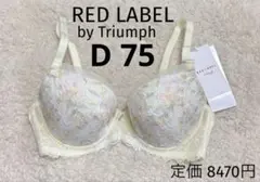D75 トリンプ レッドレーベル　RED LABEL ブラジャーのサムネイル