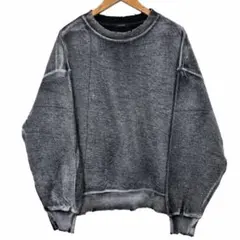 JEANASIS ジーナシス ハンドブリーチクラッシュプルオーバー