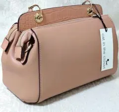 cat in the closet　クロコダイル型押し 2way ハンドバッグのサムネイル