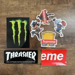 supreme THRASHAHER Monster ステッカーセット
