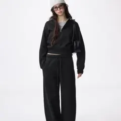 スウェット 黒 パンツ