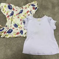 フラワープリントTシャツセット