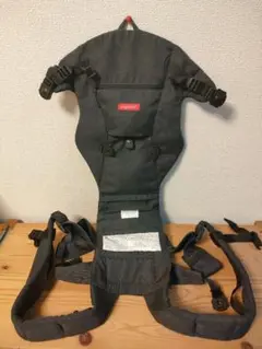 【美品】angelette 抱っこひも グレー フリーサイズ
