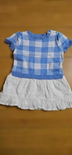 美品　ラルフローレン　ベビーワンピ　3M