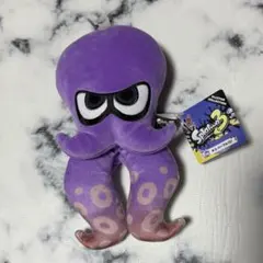 タグ付き 三英貿易 スプラトゥーン タコ パープル(S)ぬいぐるみ SP35