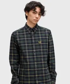 Fred Perry チェック柄 長袖シャツ
