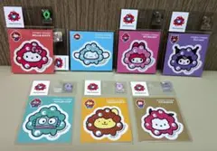 万博　ミャクミャク　サンリオ　なりきり　ステッカー　シール　キャラクター　7種類