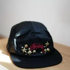 【希少】Stussy キャップ　スタッズ付き　00s レディース