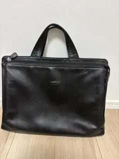 タケオキクチ　レザー ビジネスバッグ 黒