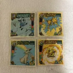 ポケモン シール列伝 エーフィ グレイシア サンダース ブースター 4点セット