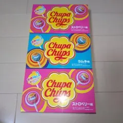 Chupa Chups ミニキャンディ ストロベリー ラムネ 3箱セットのサムネイル