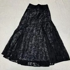 Swingle 花柄フレアスカート 美品のサムネイル