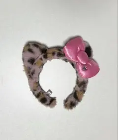 ユニバ USJ ハローキティ ヒョウ柄 カチューシャ