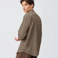 GU　バンドカラーシャツ　Sサイズ