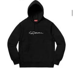 新品未使用タグ付 Supreme クラシックスクリプトフーデッドスウェットシャツのサムネイル