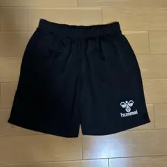 【hunmel】　ハーフパンツ　ショートパンツ　ブラック