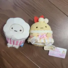 すみっコぐらし　てのりぬいぐるみ　ポップコーン　えびふらいのしっぽ　たぴおか