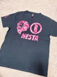 NESTA★半袖Tシャツ★Sサイズ★ディズニーコラボ★黒★ピンクのサムネイル