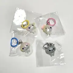 あわわちゃん　ころんとクリアめじるしチャーム　4種